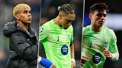 Lamine Yamal, Raphinha y Pedri, afuera de la final de Champions League.