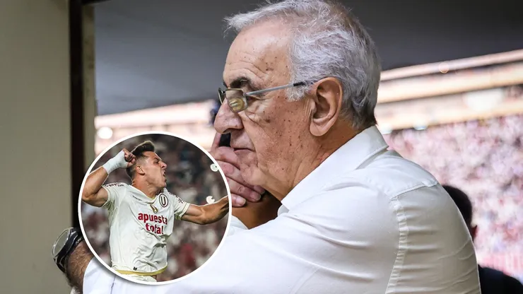 Jorge Fossati se rinde ante Diego Churín.