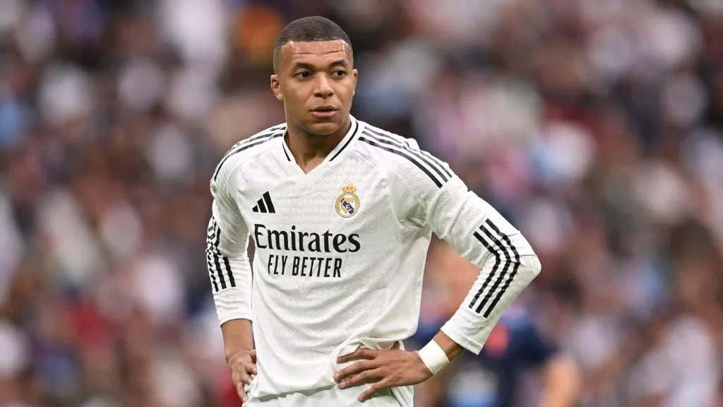 Kylian Mbappé, temporada correcta en Real Madrid (Getty Images).