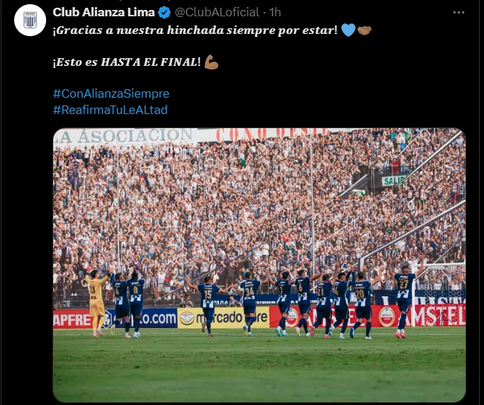 Fuente: @ClubALoficial