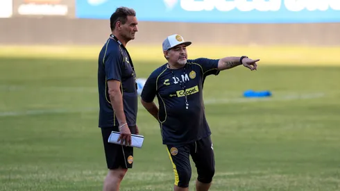 Luis Islas trabajó con Maradona en Dorados de Sinaloa en 2018.