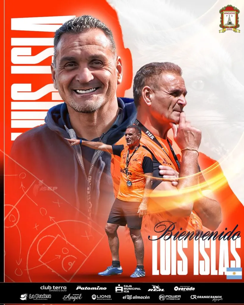 Luis Islas, nuevo DT de Ayacucho FC (Oficial).