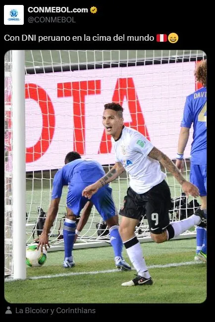 CONMEBOL saludando al nuevo Papa. (Foto: X).