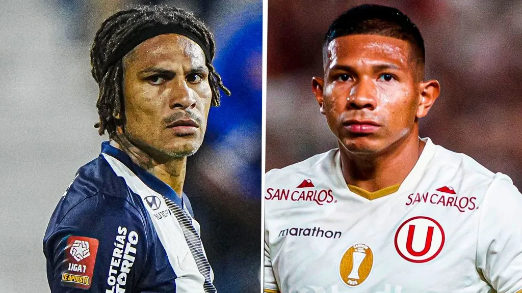 Paolo Guerrero y Edison FLores.