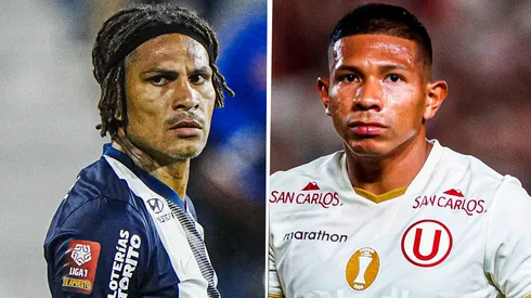 Paolo Guerrero y Edison Flores.