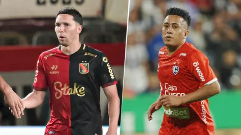 Tomás Martínez y Christian Cueva, los números 10 de Melgar y Cienciano, respectivamente.
