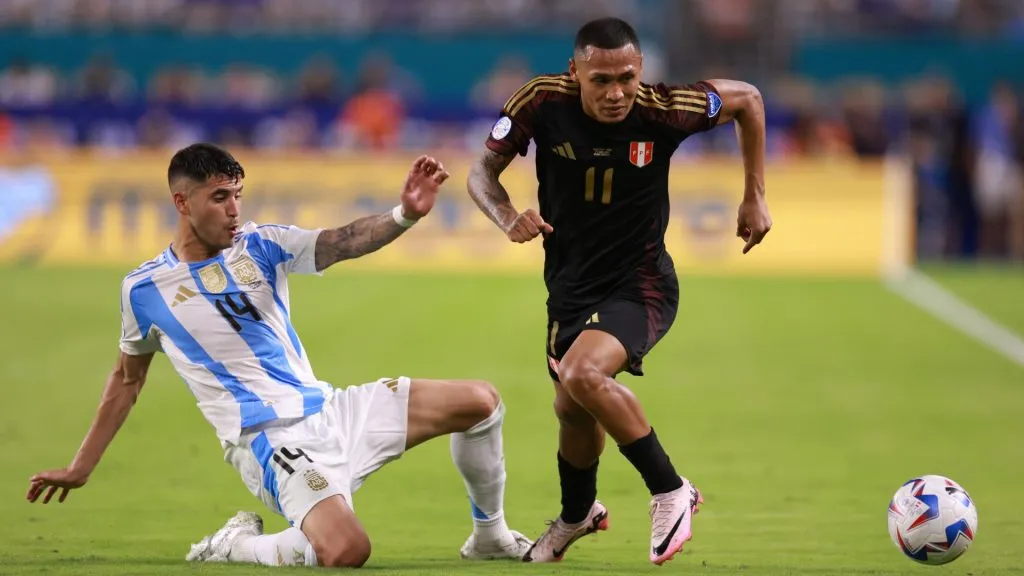 Bryan Reyna, futbolista de la Selección Peruana (Getty Images).