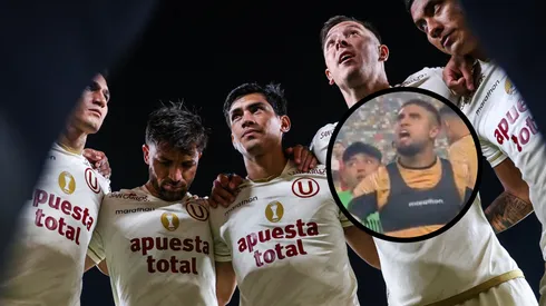 Los jugadores de Universitario apoyaron a Rodrigo Ureña tras tenso momento.
