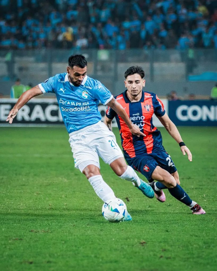 Sporting Cristal contra Cerro Porteño. (Foto: X).