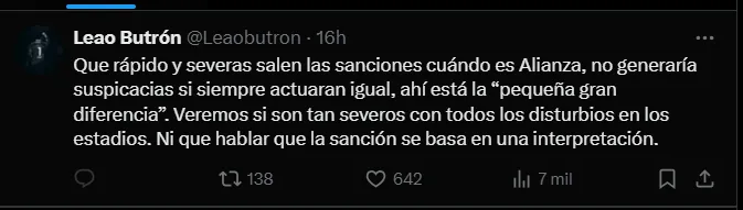 Fuente: @Leaobutron