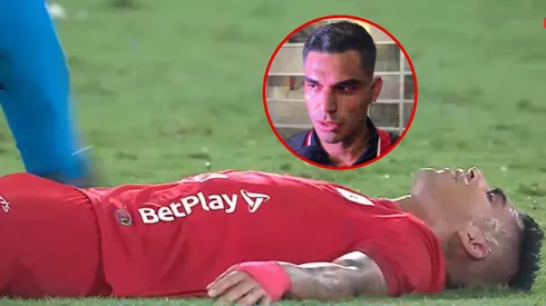 Luis Ramos sufrió duro golpe en la cabeza durante partido de Copa Sudamericana.