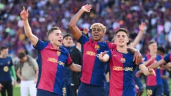 El FC Barcelona busca ser campeón ante su clásico rival, Espanyol.