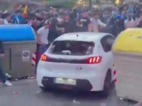 Mientras se juega Espanyol vs. Barcelona, coche atropelló a decenas de personas frente al estadio de Cornellá