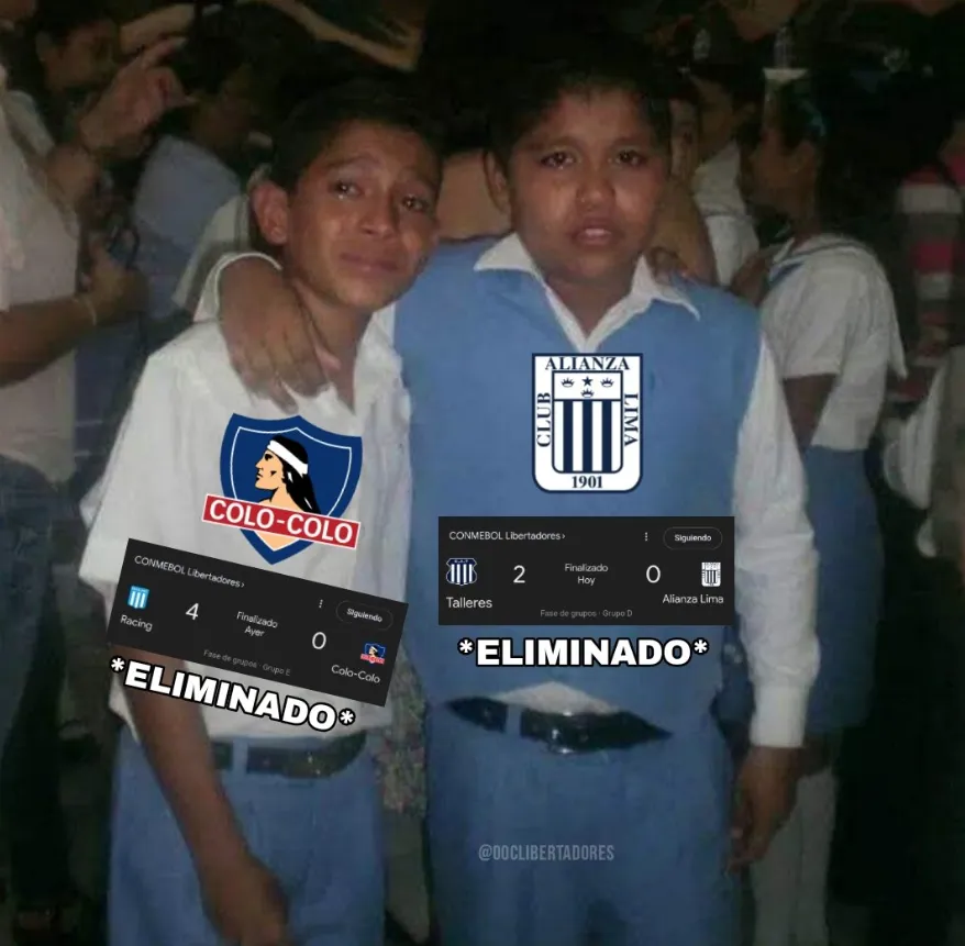 Memes de la eliminación de Alianza Lima. (Foto: Captura X)