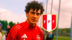 Fabio Gruber y la Selección Peruana.