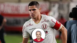 Hinchas de Universitario contra Aldo Corzo y Jorge Fossati.