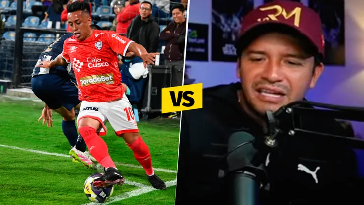 Christian Cueva confrontó a Reimond Manco.