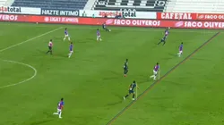 El polémico trazo en el gol anulado a Matías Succar.