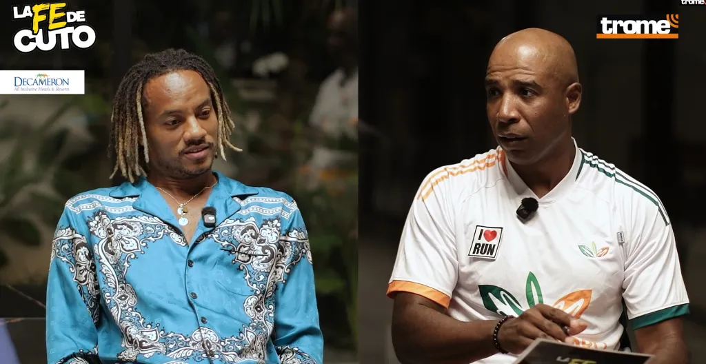 André Carrillo en la entrevista con Luis Guadalupe (Foto: Captura Trome).