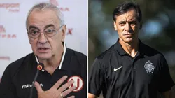 Jorge Fossati y Fabián Bustos.