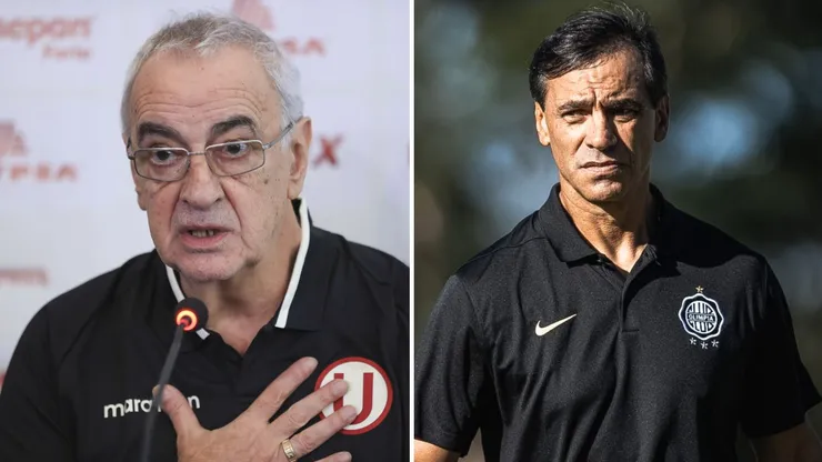Jorge Fossati y Fabián Bustos.