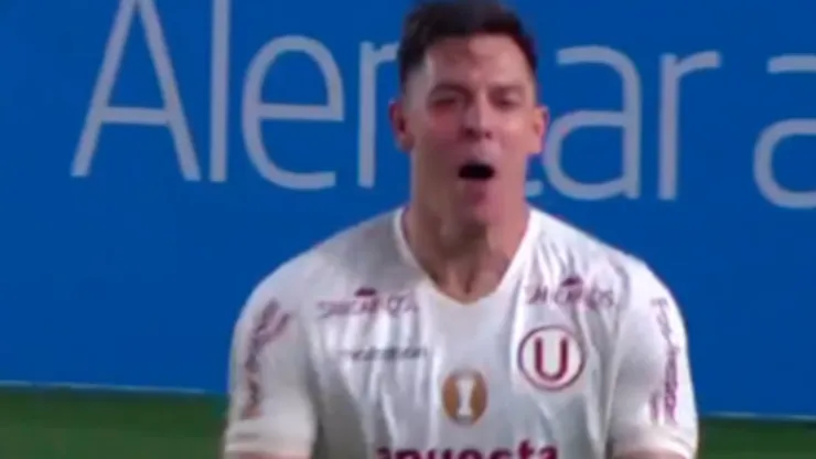 El grito de Diego Churín para el 2-0.