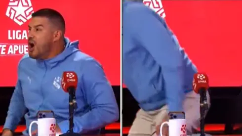 Erick Delgado tuvo que abandonar programa tras gol de Diego Churín por apuesta en vivo.