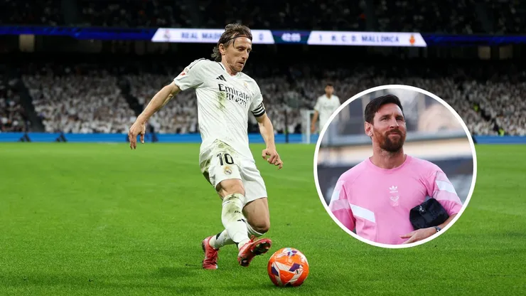 Luka Modriç y Lionel Messi.