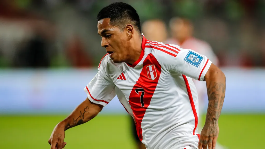 Joao Grimaldo en la Selección Peruana.