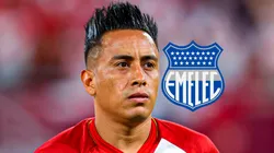 Christian Cueva y Emelec.