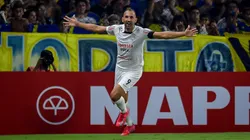 Hernán Barcos, a puro festejo con Alianza Lima.