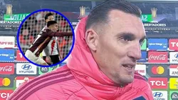 Franco Armani habló sobre el gol de Jairo Concha.