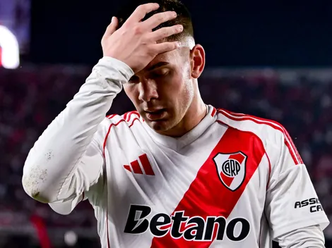 Tras empatar con Universitario, River Plate sufre la peor noticia con Franco Mastantuono