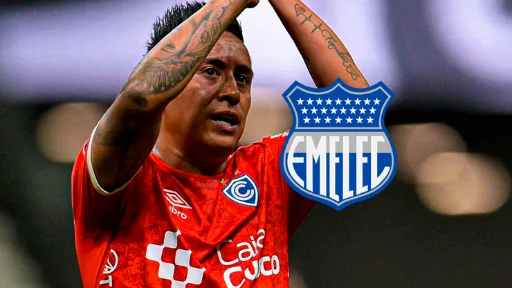 Christian Cueva y Emelec.