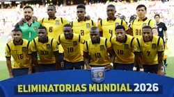 La Selección de Ecuador, durante uno de sus últimos partidos de Eliminatorias.
