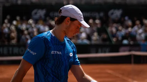 Ignacio Buse, en un torneo Challenger en este 2025.