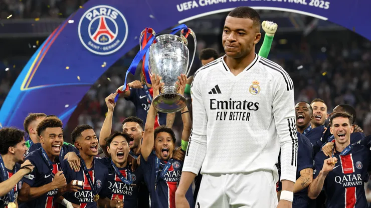Kylian Mbappé reaccionó al título del PSG en Champions League.