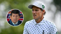 Diego Forlán y Agustín Lozano.