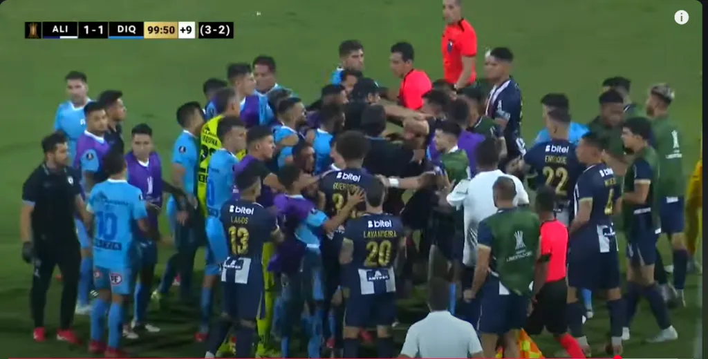 Gresca en el Alianza Lima vs. Deportes Iquique en Matute.