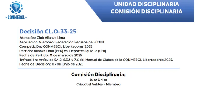 Fuente: Conmebol