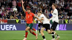 Alemania anotó con un gol polémico ante Portugal.