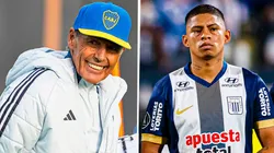 Miguel Ángel Russo y Kevin Quevedo.