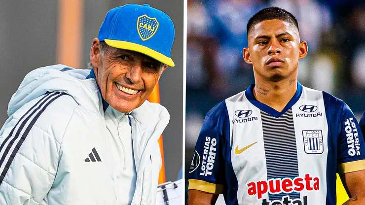 Miguel Ángel Russo y Kevin Quevedo.