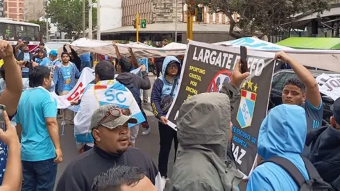 Hinchas de Sporting Cristal.