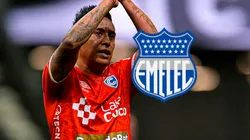 Christian Cueva y Emelec.