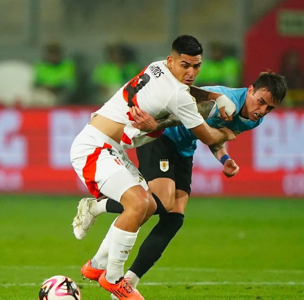 Luis Ramos contra Uruguay. (Foto: X).