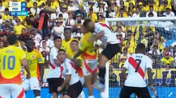 El choque de cabezas entre Garcés y Múñoz.