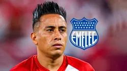 Christian Cueva y Emelec.