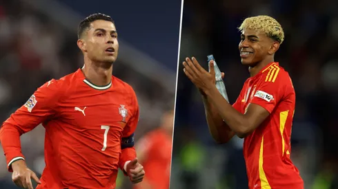 Cristiano Ronaldo y Lamine Yamal, figuras de Portugal y España.