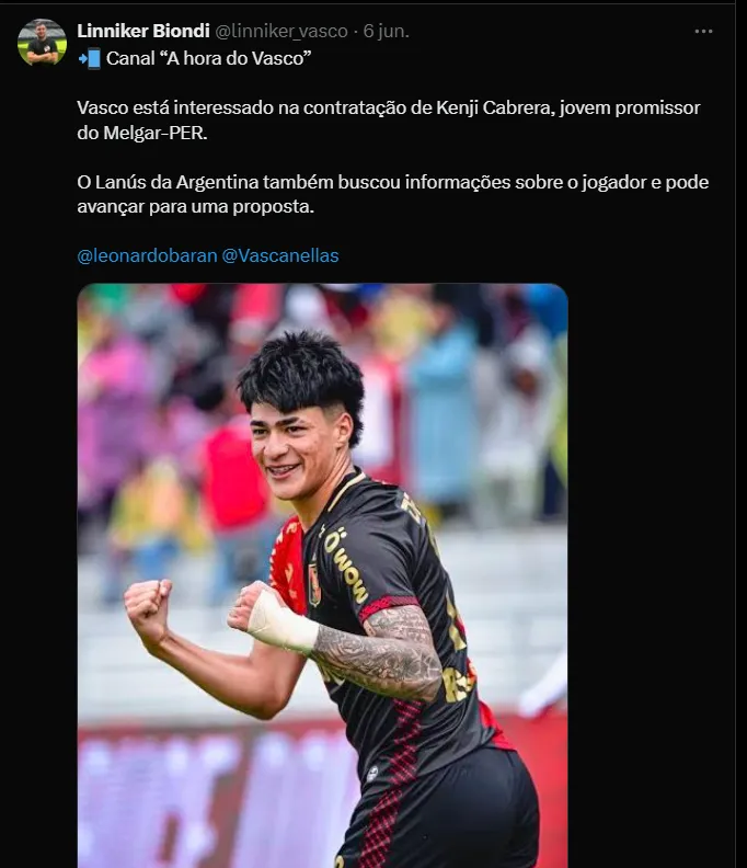 Fuente: @linniker_vasco